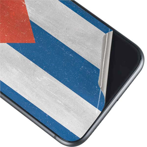 Cuban Flag Distressed iPhone 11 Skin